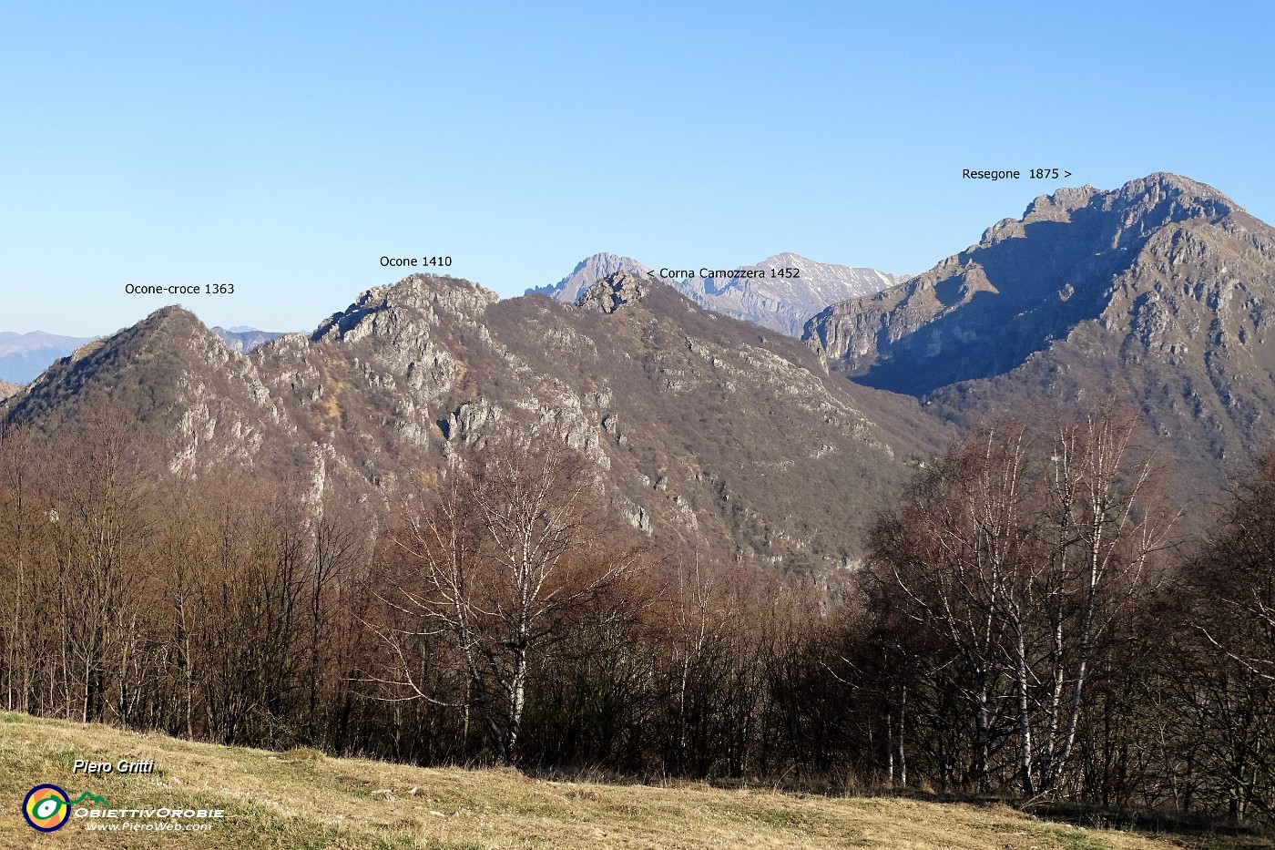 10 Dal Laghetto del Pertus vista sulle tre cime che saliremo.JPG -                                